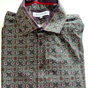John Lennon Paisley Men’s Long Sleeve Shirt